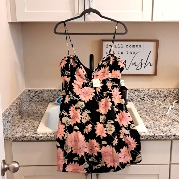 Free People NWTs Free People Altura Printed Mini Dress - Picture 4 of 6